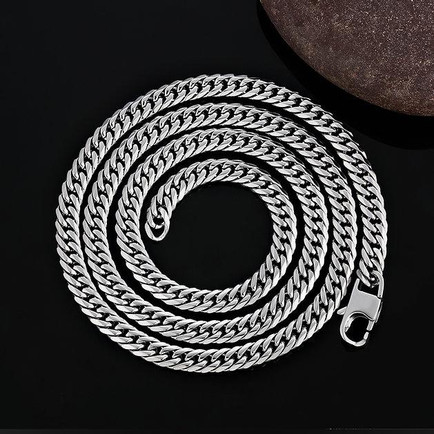 6mm Cuban Chain Silver