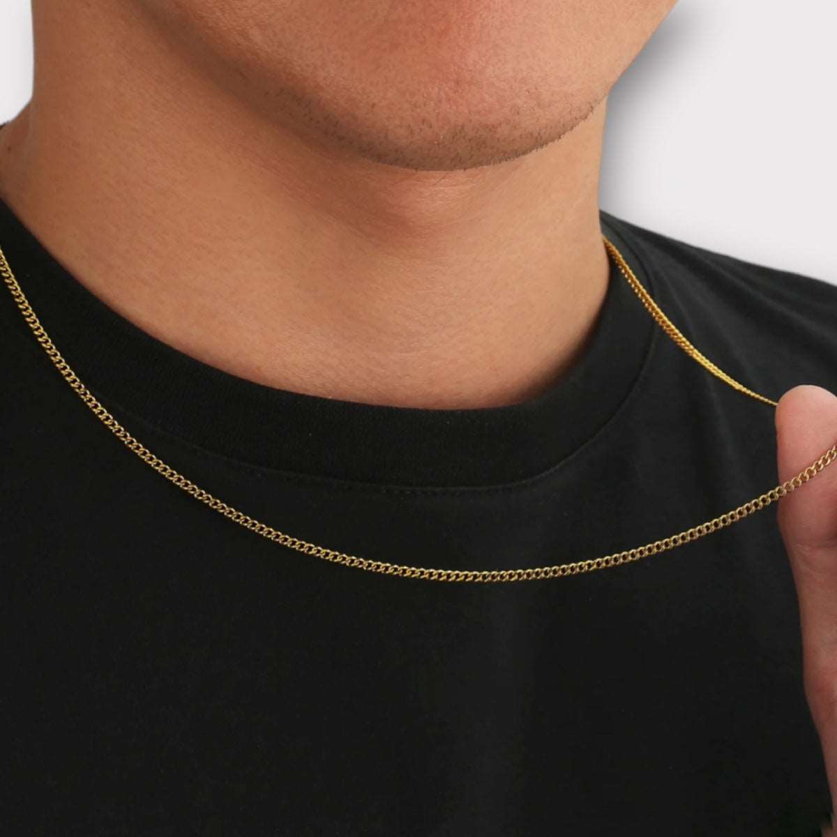 2mm Cuban Chain Gold