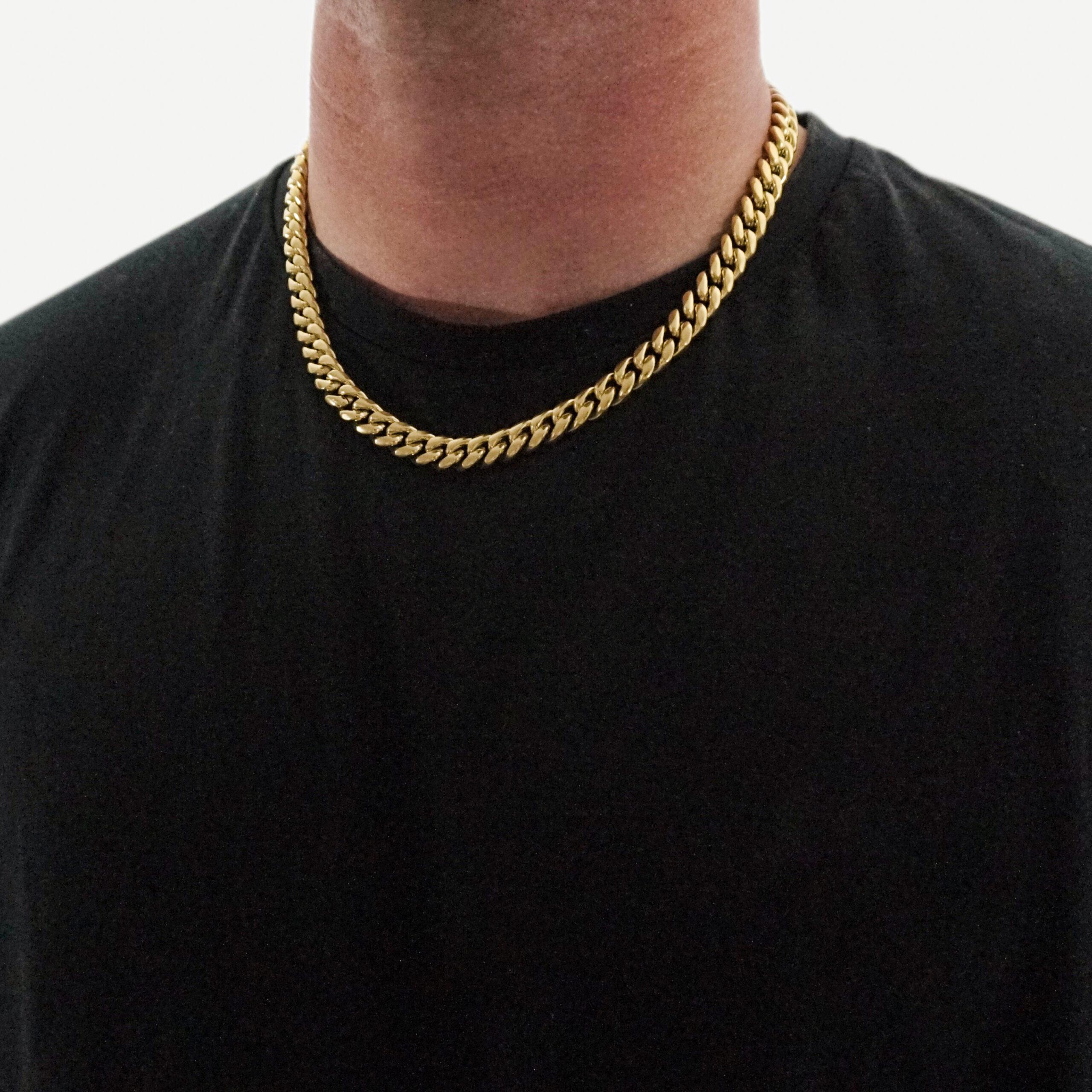 10mm Cuban Chain Gold