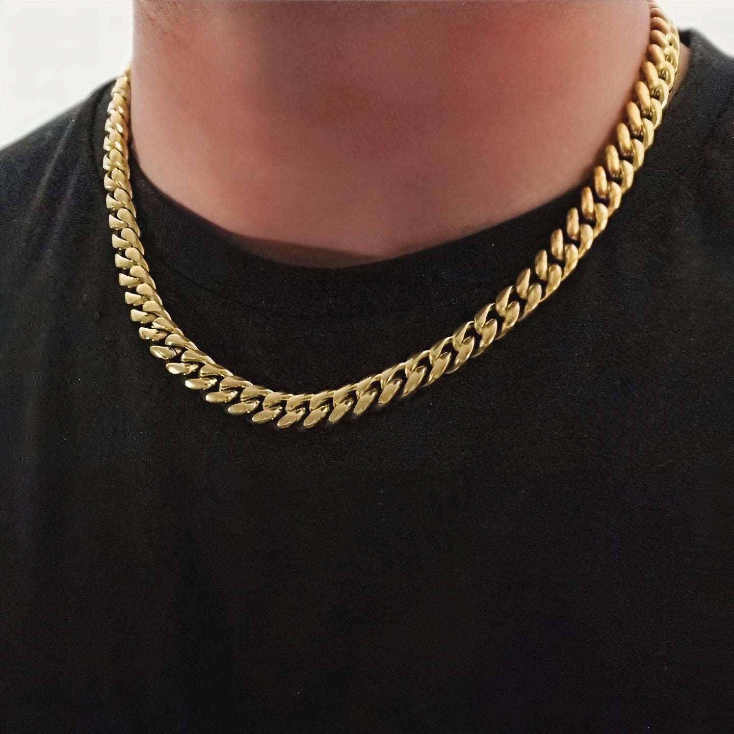 10mm Cuban Chain Gold