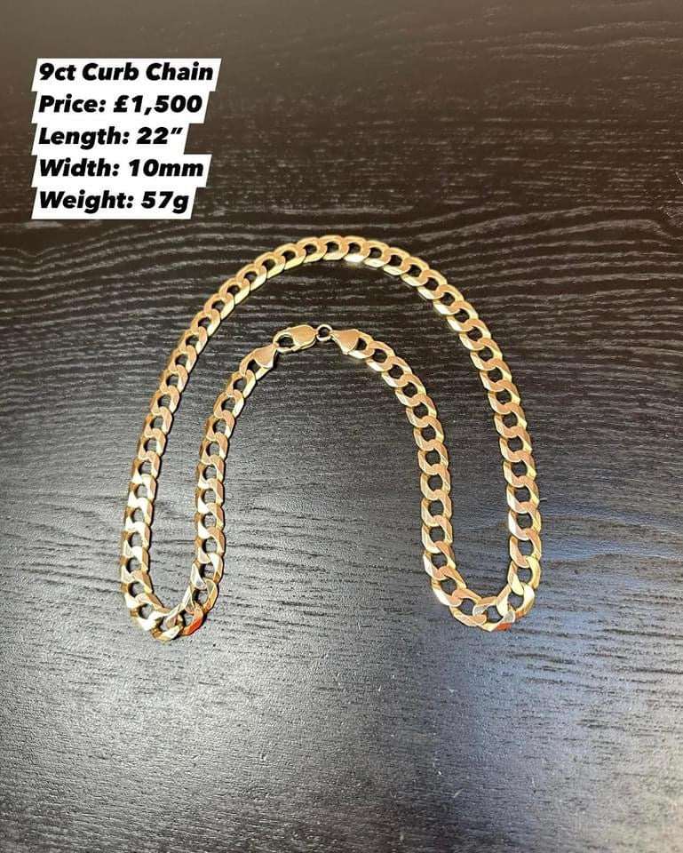 9ct Curb Chain