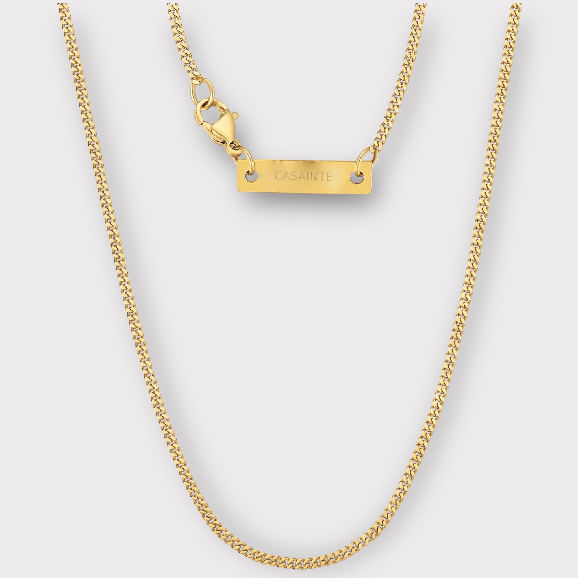 2mm Cuban Chain Gold