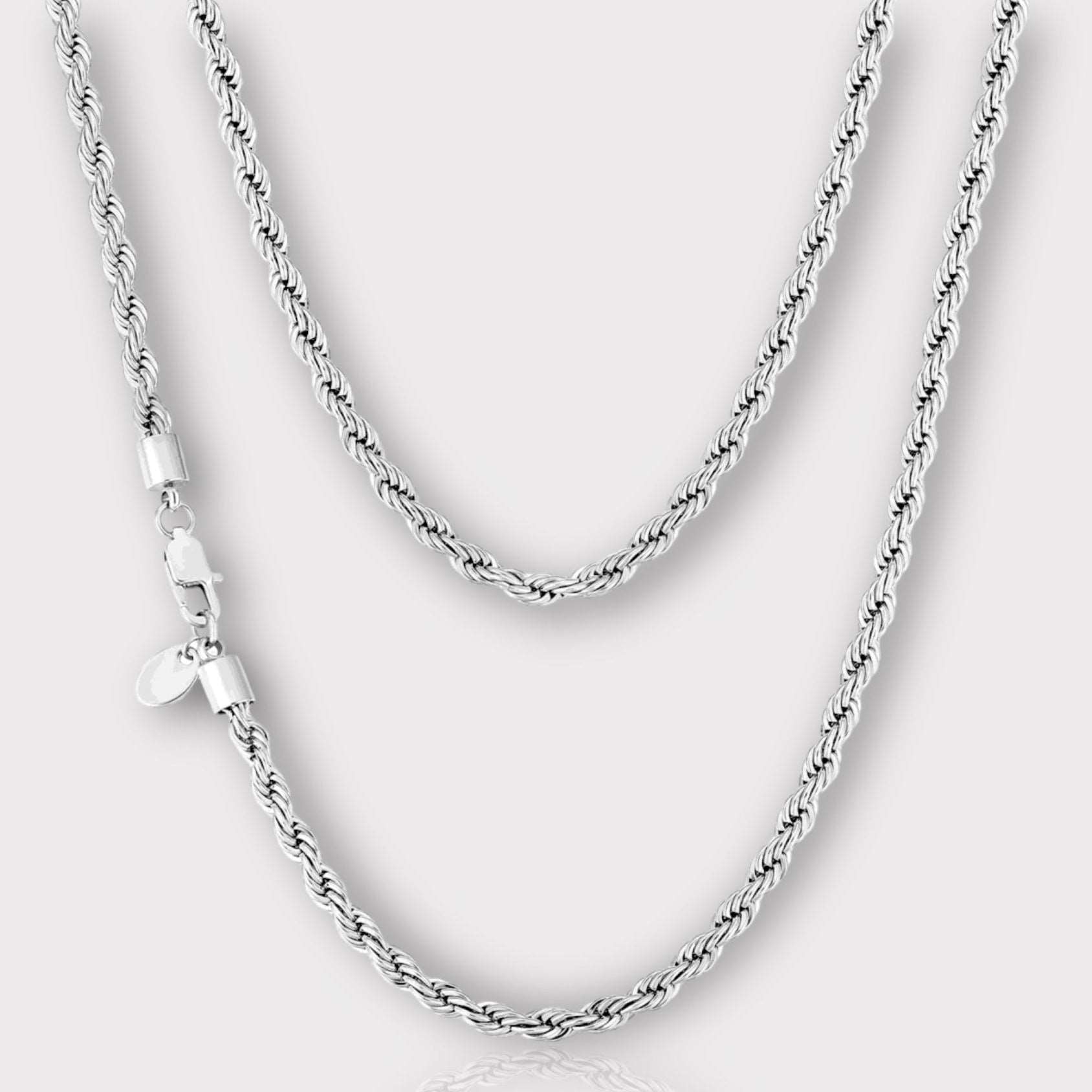 3mm Rope Chain Silver